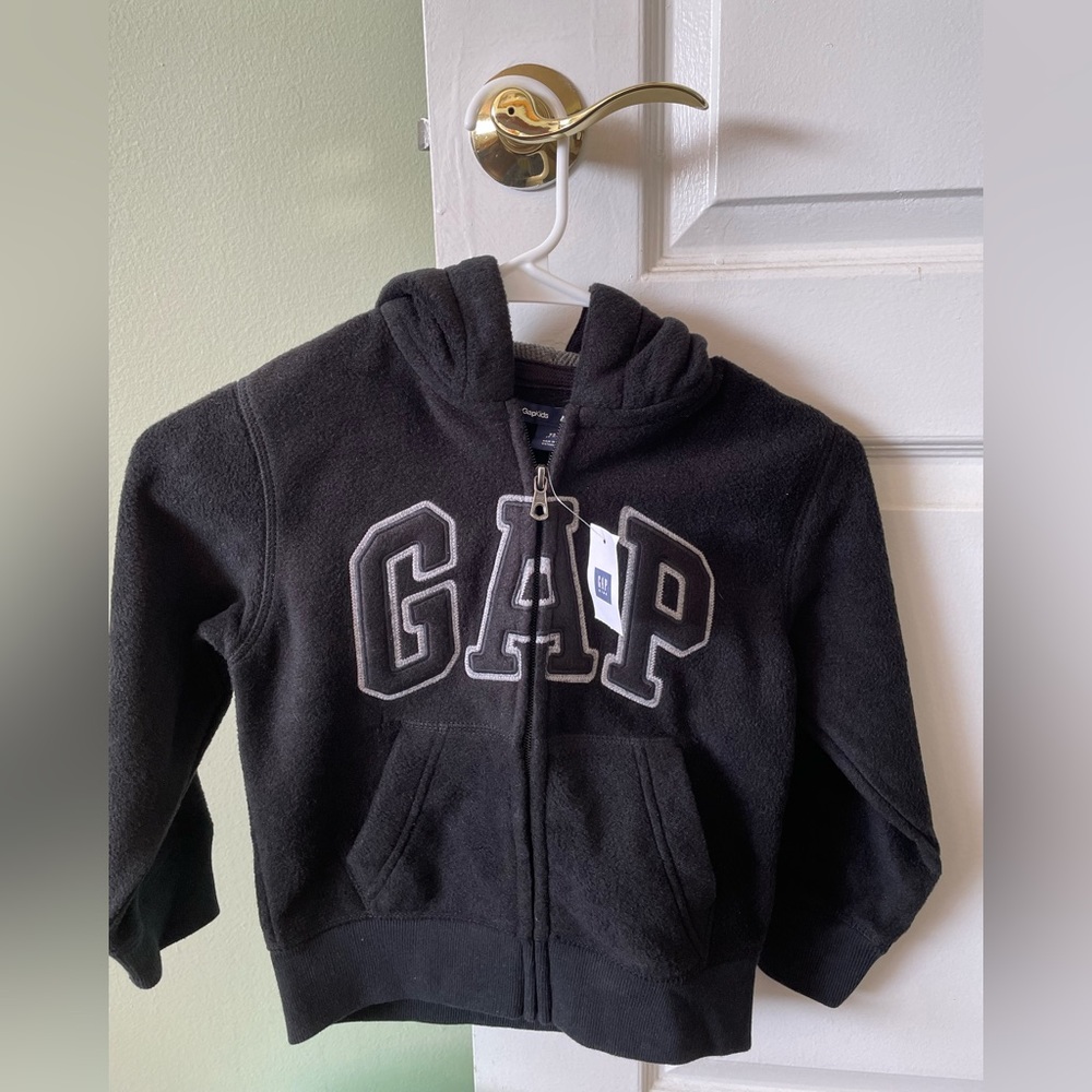 Brand new with tags-Black hoodie with pockets.